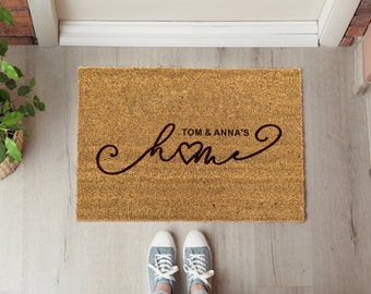 Custom Large Doormat - Gift Ideas For Him And Her - Housewarming Gift - Home Decor