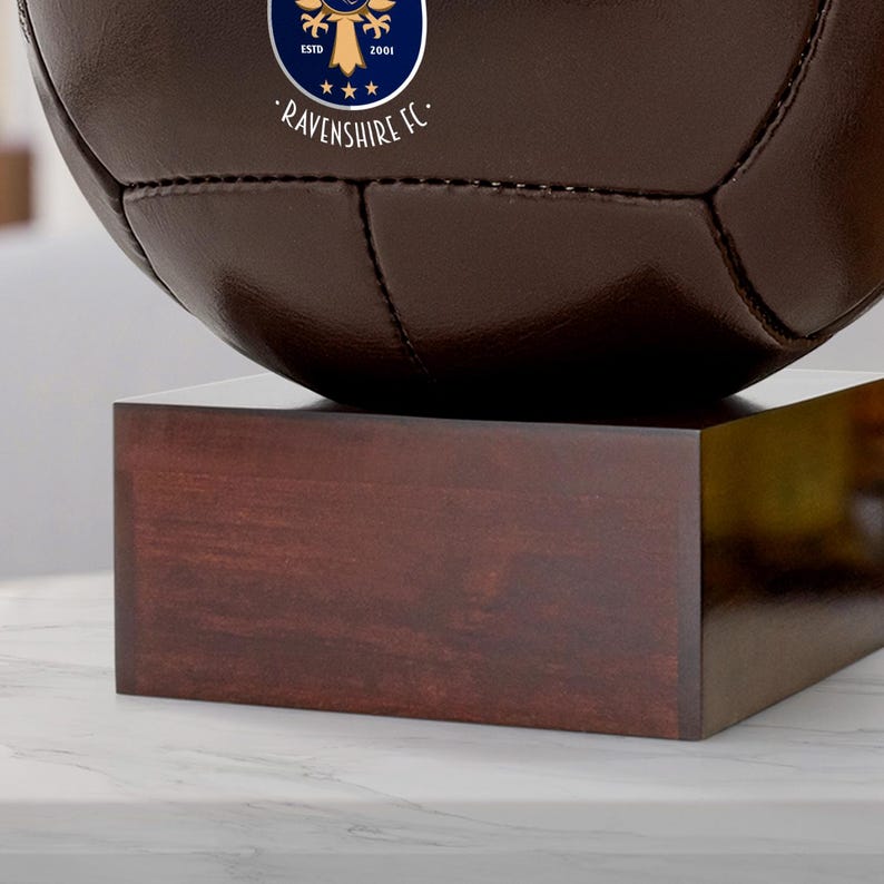 Custom Vintage Soccer Ball: Personalized Coach/Player Gift image 2