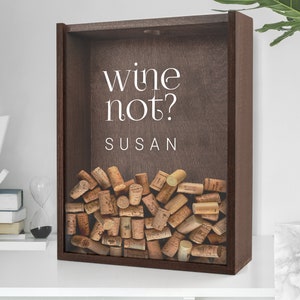 Houten wijnkurk opberger voor verjaardagscadeau - Wine Lover