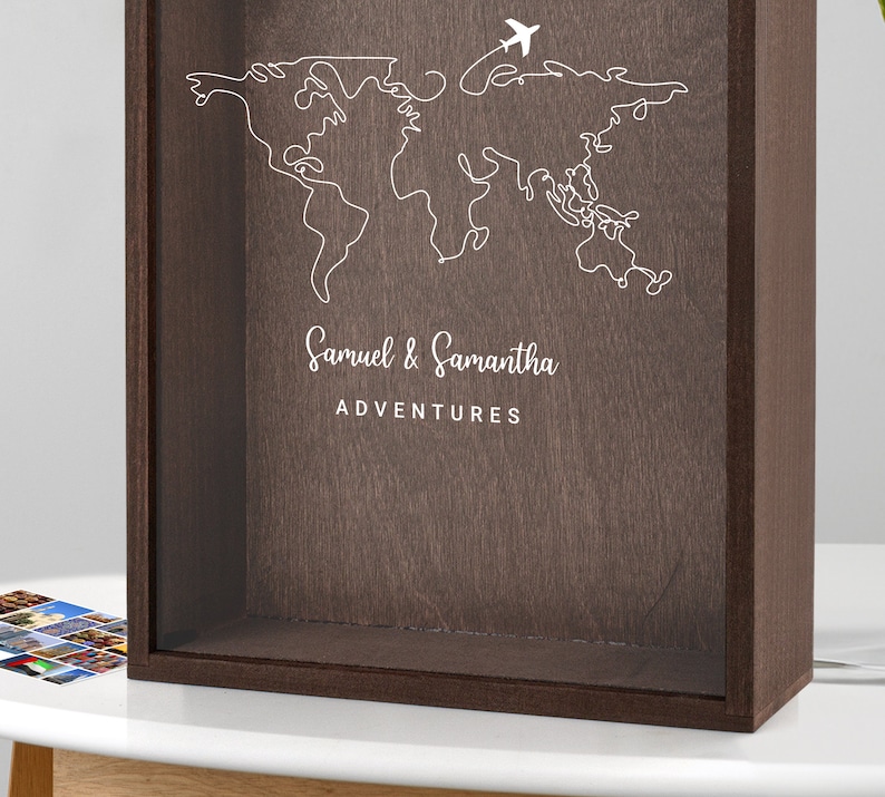 Personalized Adventures Memory Box | Wooden Travel Keepsake Box - Etsy