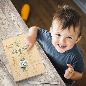 Ensemble de couverts personnalisés pour enfants Ensemble de couverts 4 pièces gravés pour enfants Ustensiles pour tout-petits avec motif animal et prénom de l'enfant image 3