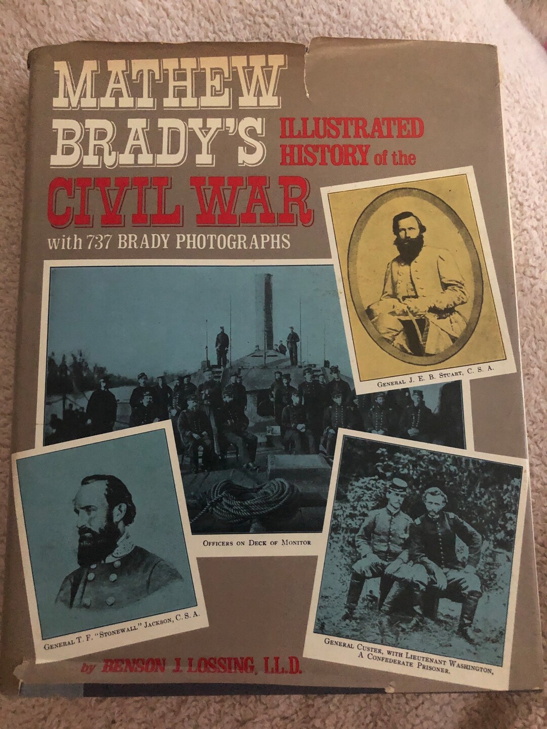 Matthew Bradys Illustrated History of the Civil War With 737 Etsy