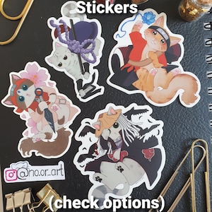 Stickers: Katten in Cosplay