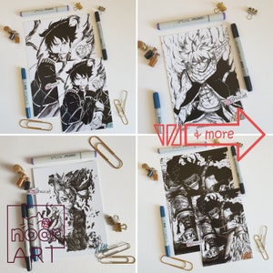 Inked Prints (Roy Mustang & more)