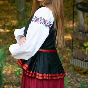 Ethnique vest Antqiue vest Vintage vest Nice decorated vest Rare vest Interesting vest Antique Ukrainian vest Korsetka Kersetka