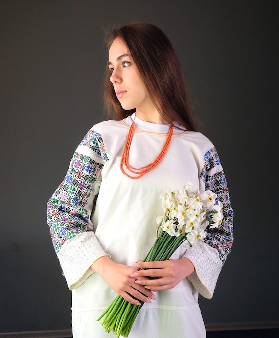 Interesting dress Pure linen dress Very nice Ukra… - image 2