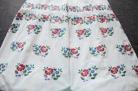 Lovely antique dress Antique cotton dress Ukrainia