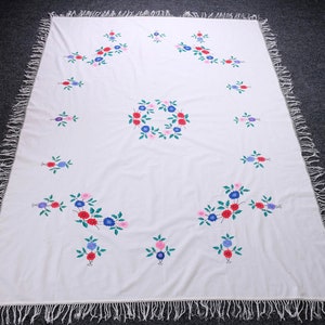 Antique embroidered tablecloth Ukrainian tablecloth Antique tablecloth Vintage tablecloth