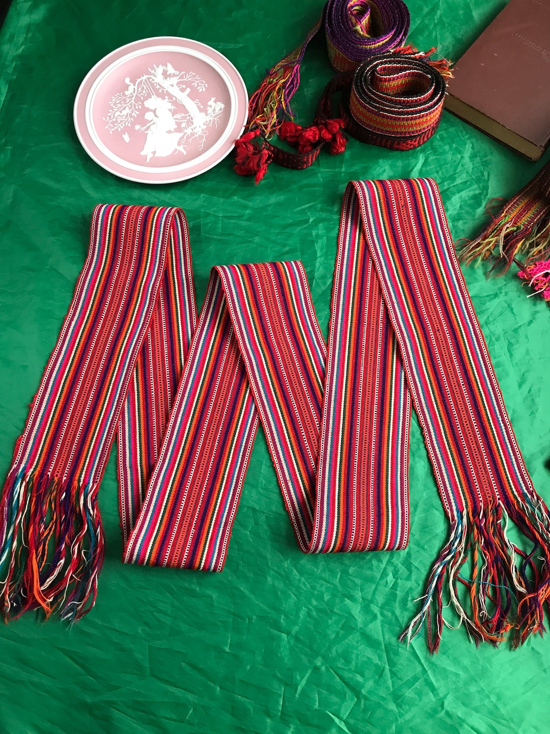 Belt / handmade / Krayka from Poltava region/ triangle