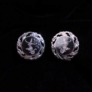 Ethnique earrings Earrings Thailand Handmade earrings Silver handmade earrings Clips