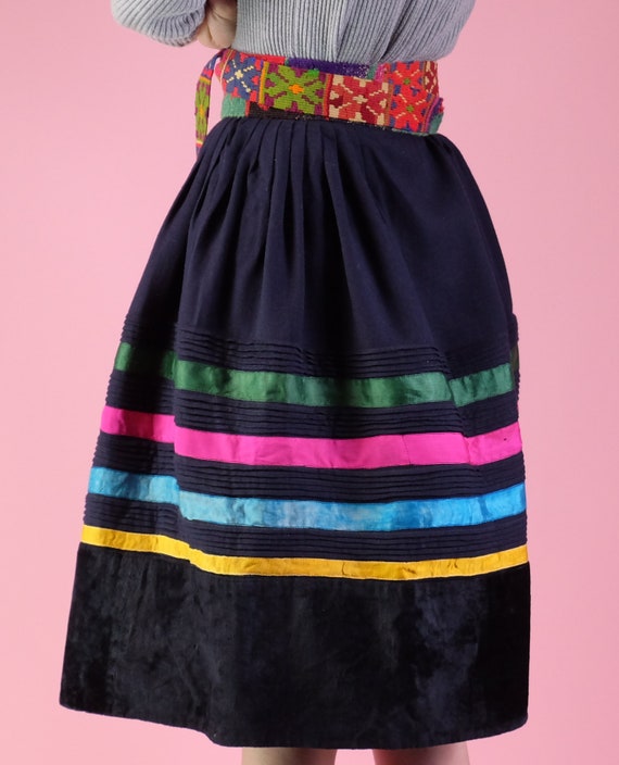 Antique woolen skirt Very nice Ukrainian skirt Ex… - image 6