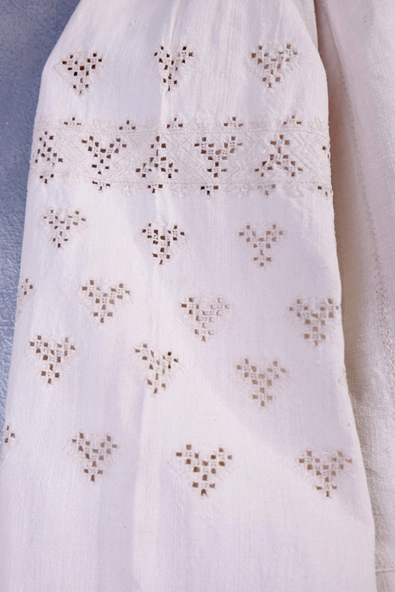 Very ancient embroidered dress Hemp dress Ukraini… - image 3