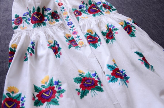 Folk Shirt Handmade Embroidery vyshyvanka Antique