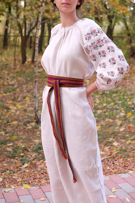 Cute antique dress Soft colors Feminine vintage dr