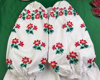 Cute antique dress Hand made embroidered dress Antique cotton dress Vintage dress tunic Authentic dress Embroidered sorochka Vyshyvanka