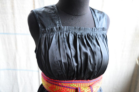 Dark BLACK sundress Noble sundress Antique sundres