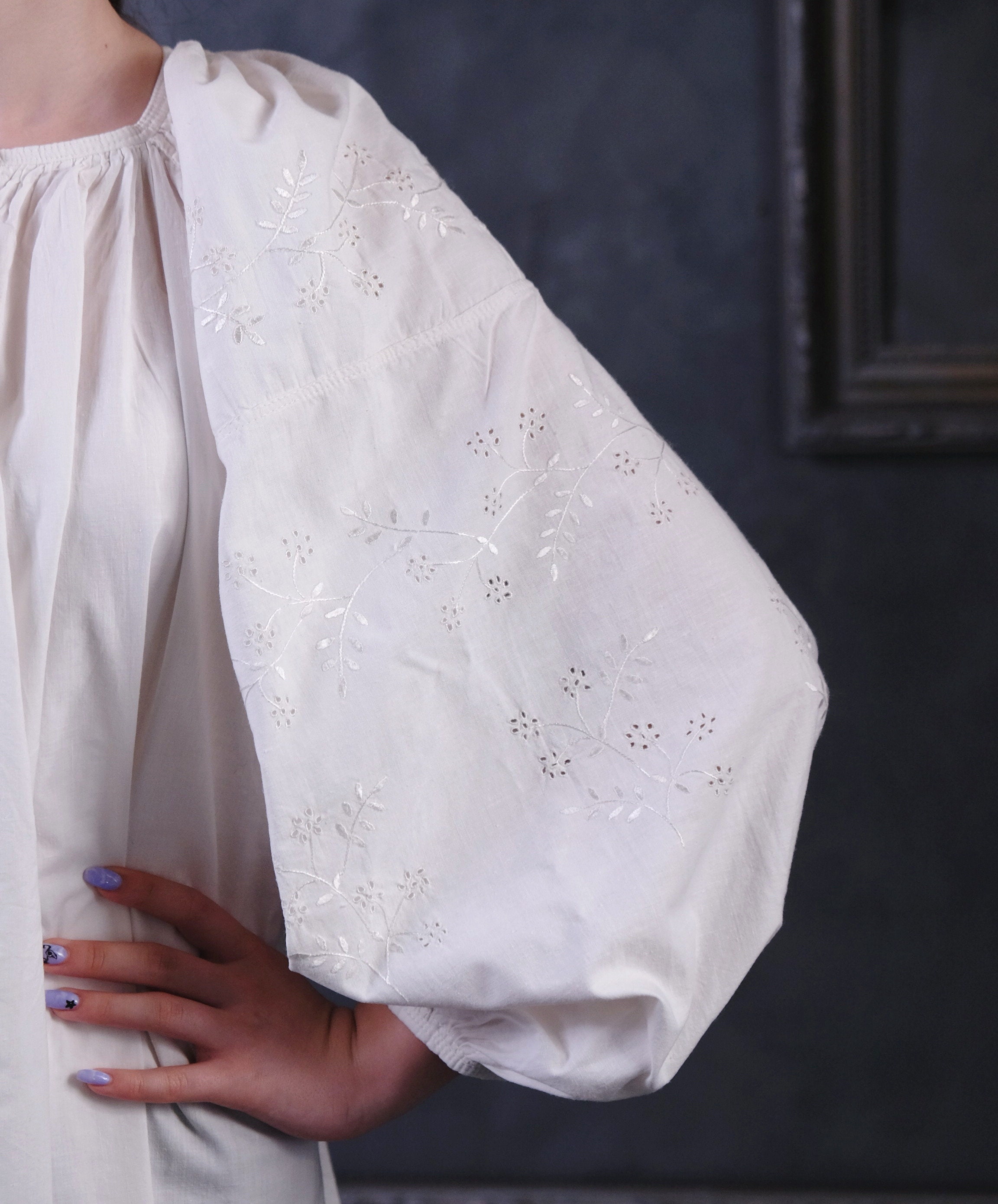 Unique WHITE ELEGANT dress Silk embroidered dress White | Etsy