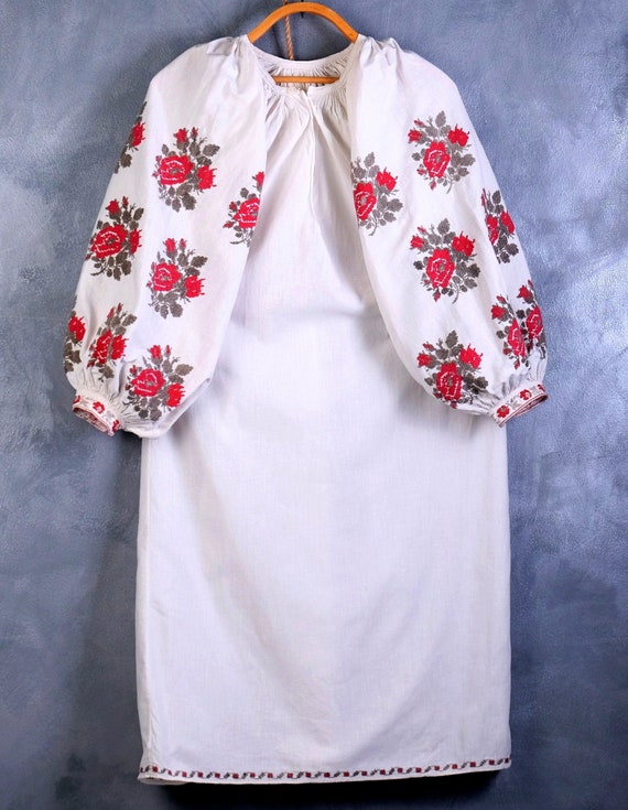 Traditional Ukrainian dress Very nice floral dress Soft colors | Etsy