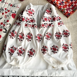 BIG SIZE antique dress Long dress Cotton dress Ukrainian dress Very nice dress Antique wedding dress Beautiful dress Vintage dress