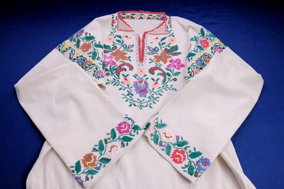 Very nice antique dress Linen dress Homespun line… - image 1