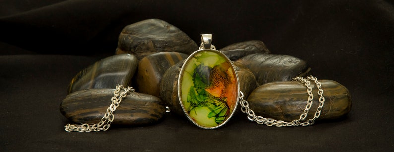 Yellow Necklace Hippie Jewelry Boho Jewelry Red Necklace Bohemian Jewelry Green Necklace Gift under 10.00