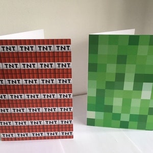 8 Bit Pixel Diamond Ore Wrapping Paper Gift Wrap Mine Craft New 3 Sheets 2x3ft 