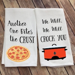 Funny Kitchen Towels for Men, Women, BBQ Grilling Cooking Dish Towels,  Funny Bir