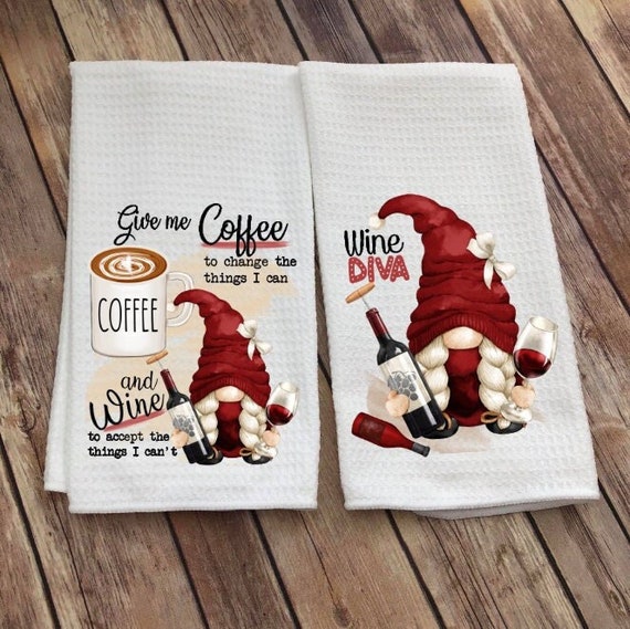 Christmas Kitchen Towels Dishcloth Gnomes Decorative Dish Towels