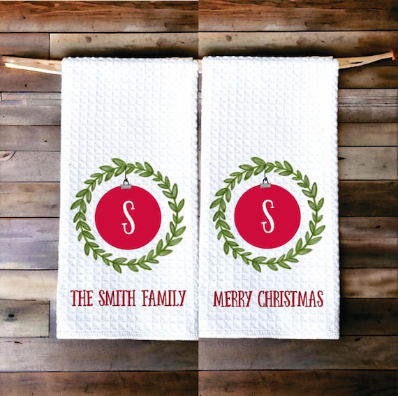 Merry Ornament Tea Towel Merry Ornament Tea Towel