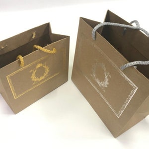 Cartón de 6.1''x6.7''x3.14" pulgadas, bolsa de regalo