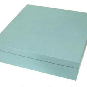 folding demountable box 12''x12''x3.9" inch 10-pack cardboard box with lid