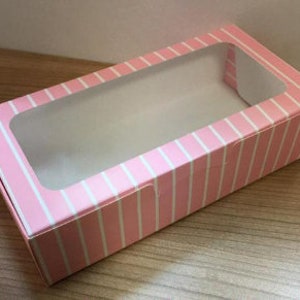 boîtes-cadeaux pliantes démontées mesurant 7,87 x 3,93 pouces 1,96 pouces | 10 titres | jardinières transparentes en carton avec couvercles