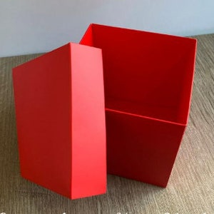 scatole regalo pieghevoli smontate scatole di cartone complete 10 pezzi - 4,7"x4,7"x3,95 pollici