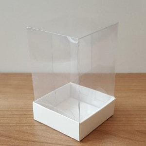 Cajas de regalo de colores con tapa doble, tamaño 2,36" x 2,36" x 3,93" plegables, desmontadas, 10 pistas