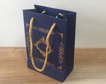 folding disassembled box4.7"x6.7''x2.8" inch  cardboard, gift bag