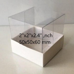 scatola pieghevole smontata 1,95X1,95X2,35 pollici dimensioni scatola regalo di nozze, idee per scatole regalo, bomboniere di massa, regalo di ringraziamento