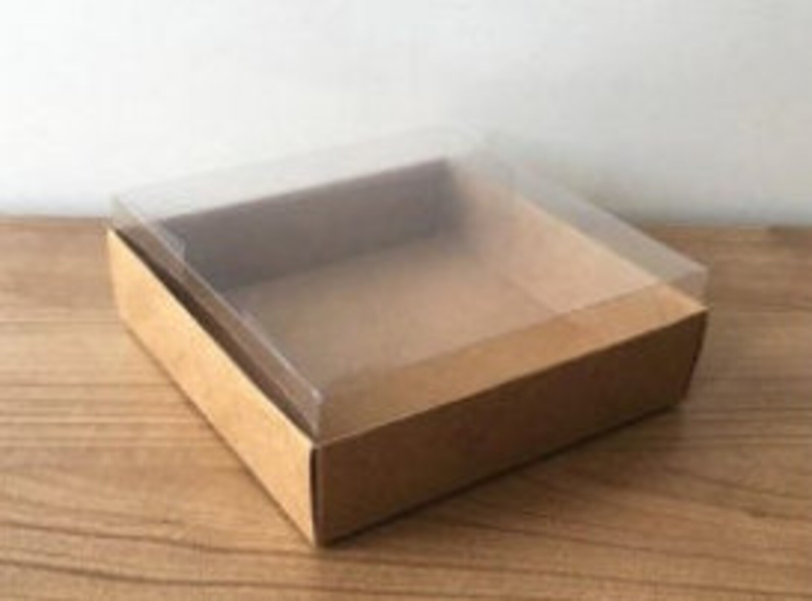 10 PIECES Cardboard box with clear lid Baby Shower favor box Etsy