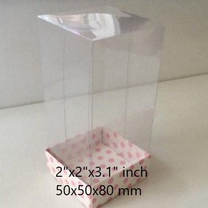scatola pieghevole smontata 2"X2"X3.1" pollici dimensioni scatola regalo di nozze, idee per scatole regalo, bomboniere di massa, regalo di ringraziamento