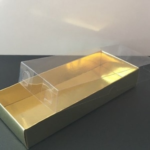 Boîte pliante démontée 2,6 "x 6,3" x 0,98 pouce Boîtes-cadeaux