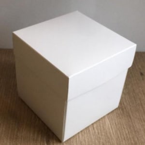 Caja desmontada plegable Cajas de regalo Cajas de cartón completas 10 piezas -3,95 "x3,95" x3,95 pulgadas