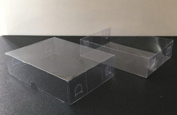 Cardboard Transparent Boxes With Lids - 3.5''X4.7''X1.2
