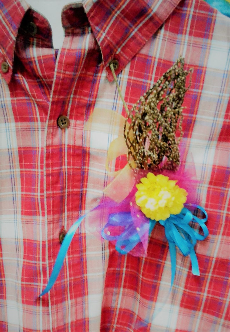 FOUR Rustic boutonniere 4 pieces per pack min orderBunga hiasan dada bagi lelaki-FREE SHIPPING to SingBruIndoNzAusUkUsaCanada