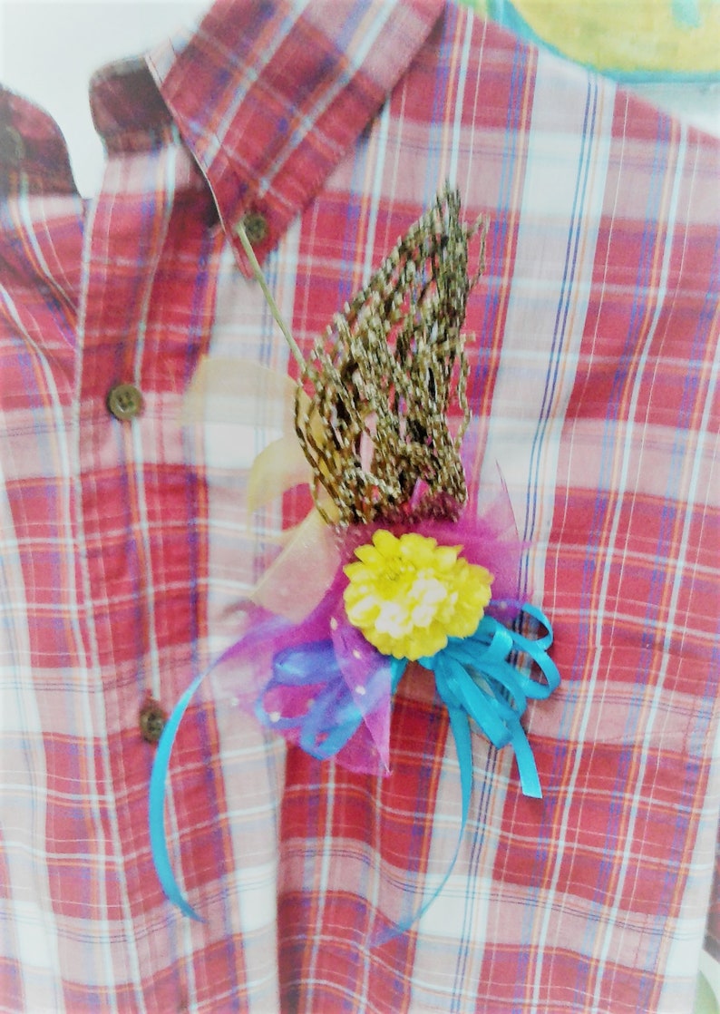FOUR Rustic boutonniere 4 pieces per pack min orderBunga hiasan dada bagi lelaki-FREE SHIPPING to SingBruIndoNzAusUkUsaCanada