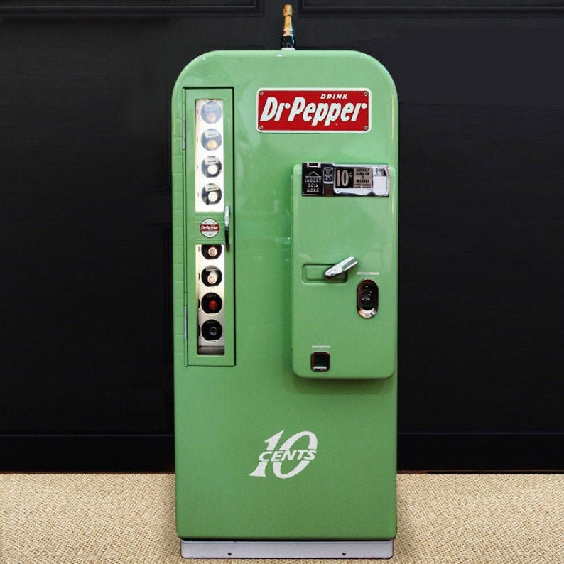 Original Vendo H81D Dr Pepper Machine Vintage Vending Machine Etsy