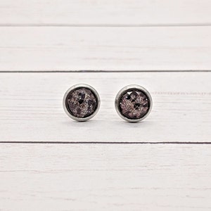 Cheetah leopard print stud earrings, small earrings, silver earrings, dainty earrings, best friend gifts, best selling items, gift for her