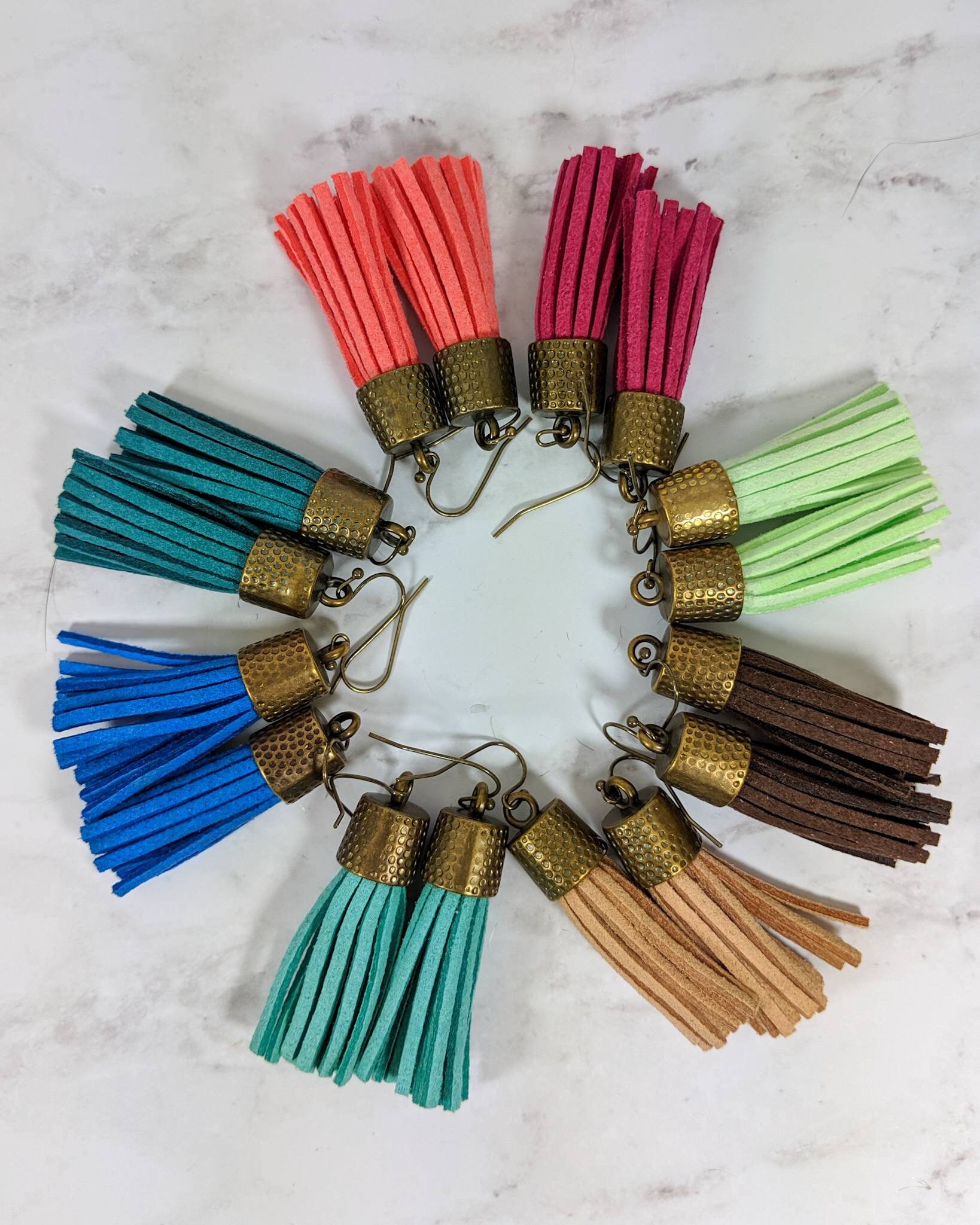 Mint Tassel Earrings Best Selling Items Dangle Earrings Etsy