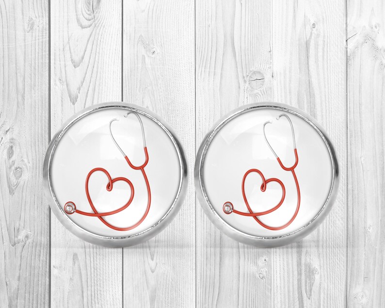 Stethoscope nursing stud earrings nurse accessories nurse graduation gift nurse jewelry nurse gift rn gifts,hypoallergenic doctor gift