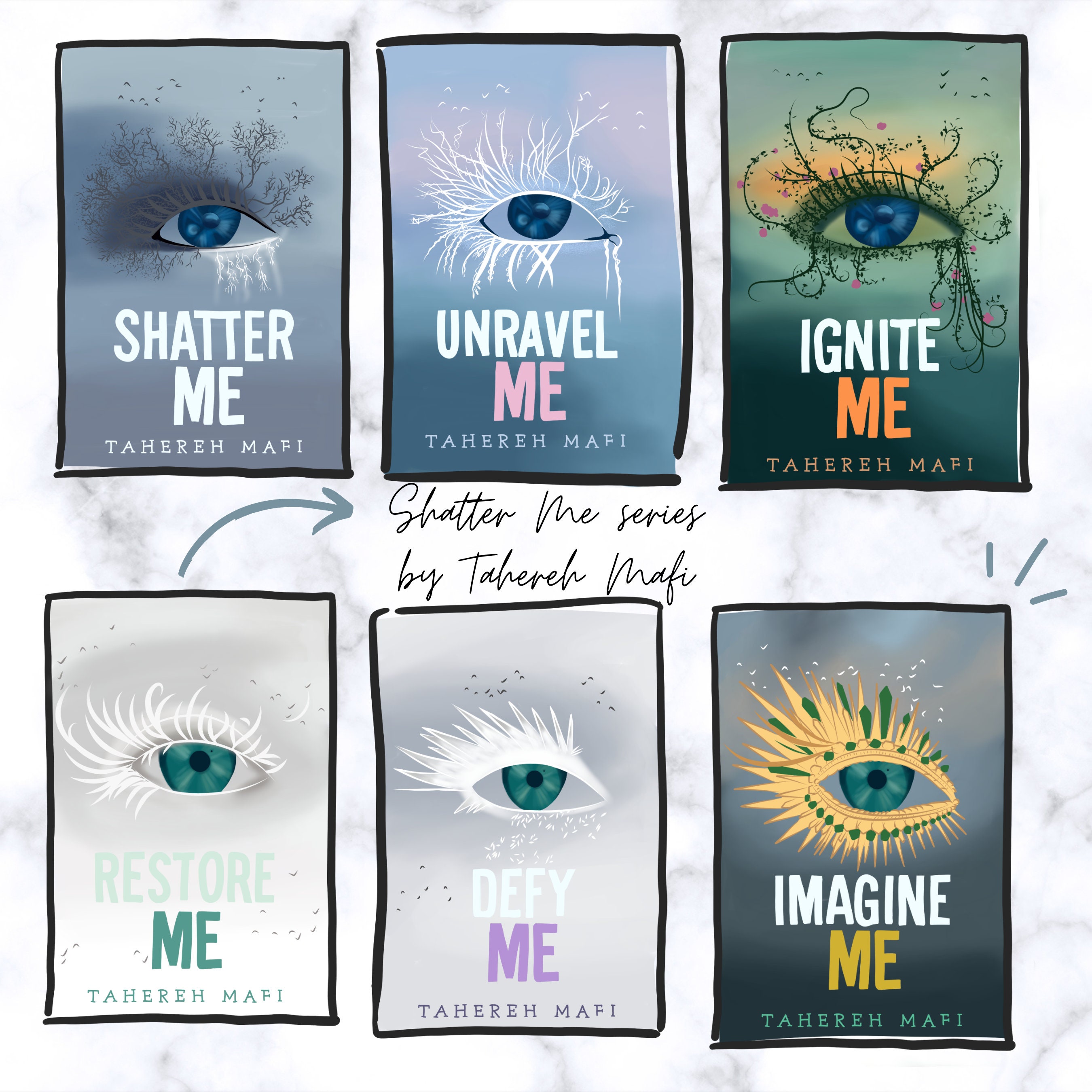 Shatter Me Series Collection Books Set By Tahereh, 54 OFF