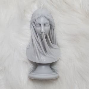 The Veiled Maiden: Custom scent and color, 100% Soy wax.