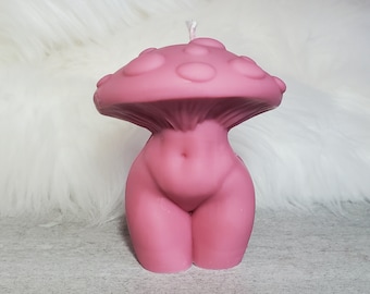 Vela de cera de soja Mushroom Goddess